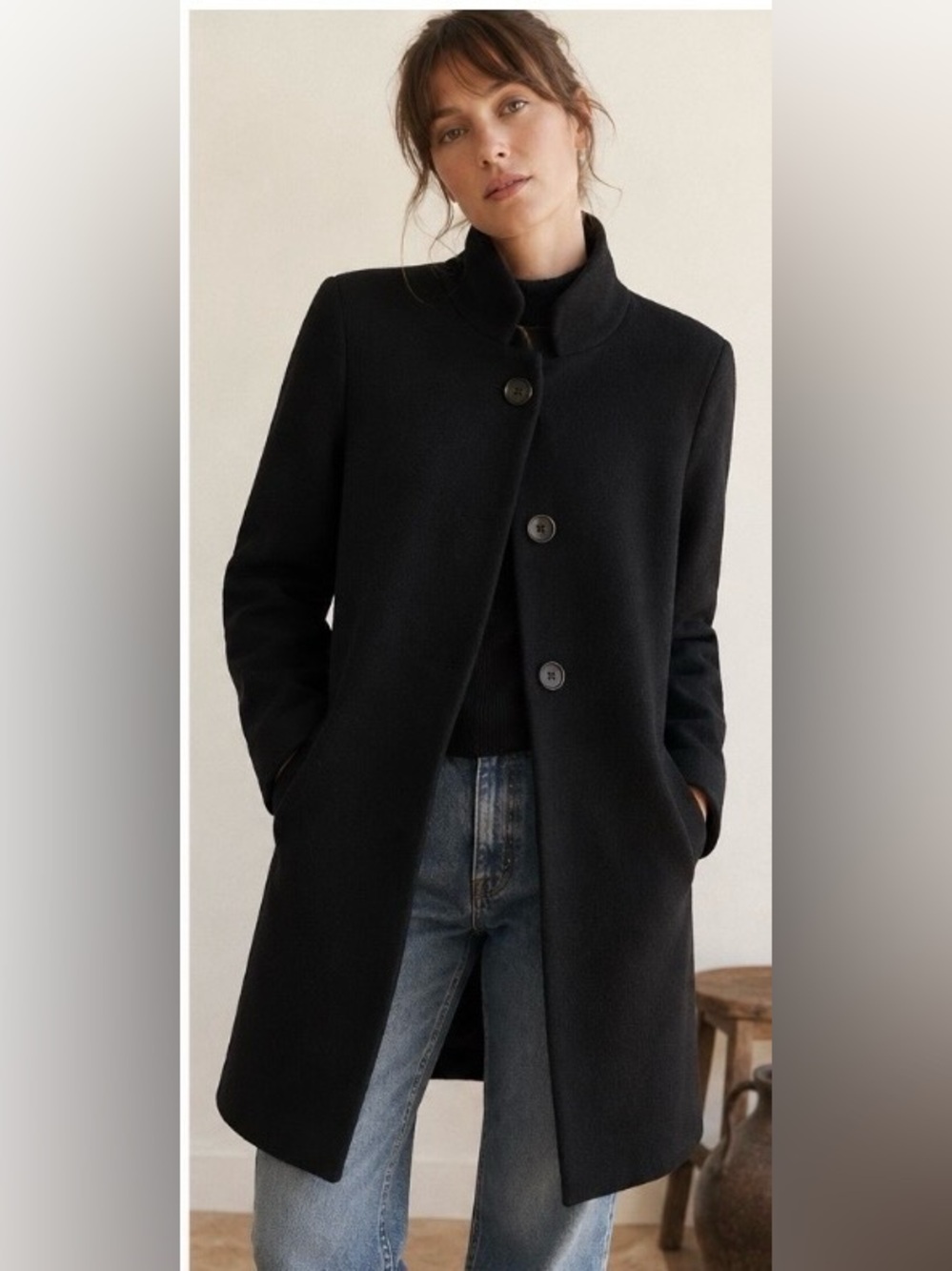 Lauren Ralph Lauren 3 button clean classic peacoat